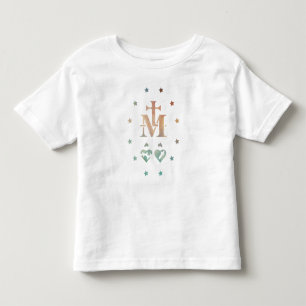 Camiseta Infantil Medalha Milagrosa Nossa Senhora da Graça