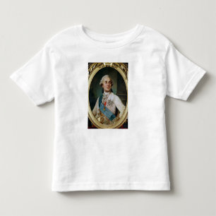 Camiseta Infantil Medalhão do retrato de Louis XVI 1775