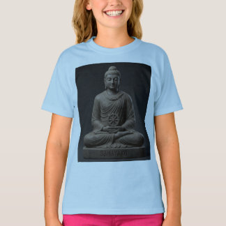 Camiseta Infantil Meditativa Gautam Buddh | Arte D