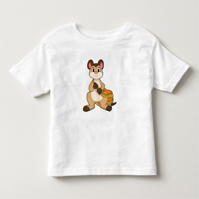 Camiseta Infantil Meerkat com Bag (Frente)