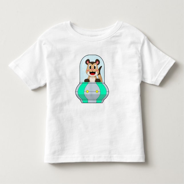 Camiseta Infantil Meerkat com Submarino (Frente)