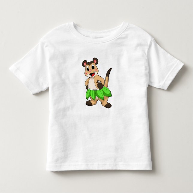 Camiseta Infantil Meerkat na dança do Balé (Frente)