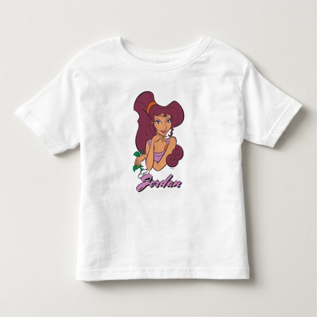 Camiseta Infantil Megara Goddess at Heart Toddler T-shirt (Frente)