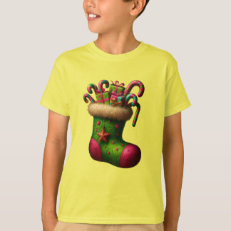 Camiseta Infantil Meia Natalina dos Sonhos
