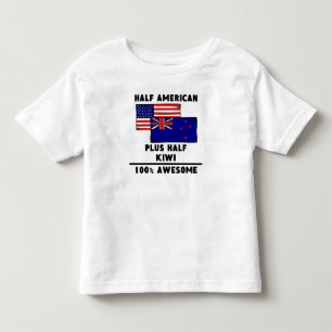 Camiseta Infantil Meio quivi 100% impressionante