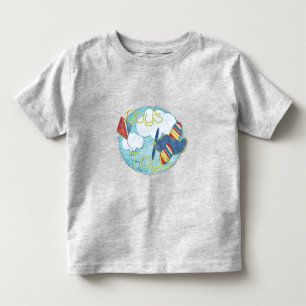 Camiseta Infantil Meios mistos dos brinquedos dos meninos