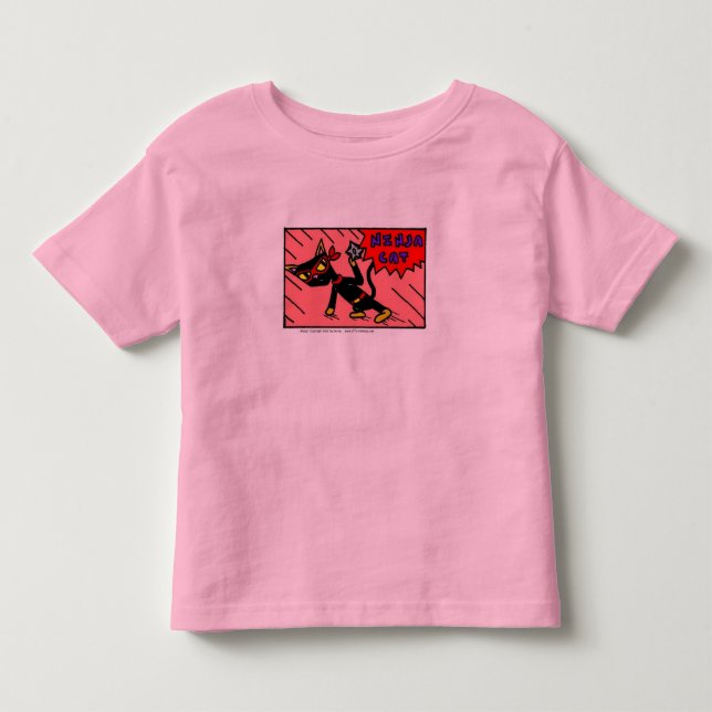 Camiseta Infantil Mel GATO NINJA (Frente)