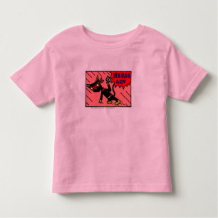 Camiseta Infantil Mel NINJA CAT Toddler Ringer T-Shirt