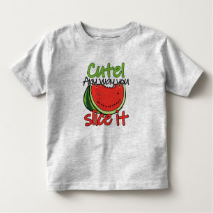 Camiseta Infantil melancia bonito do verão