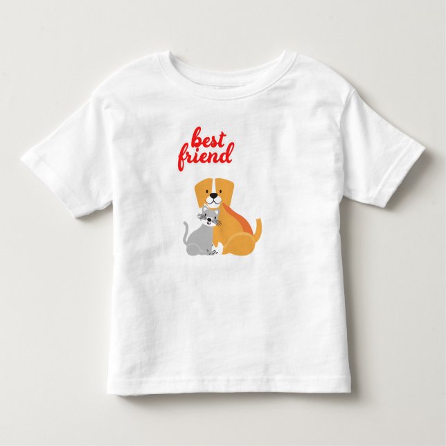 Camiseta Infantil Melhor Amigo (Frente)