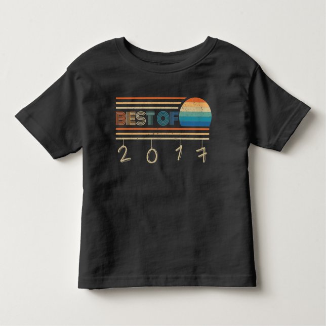 Camiseta Infantil Melhor De 2017 (Frente)