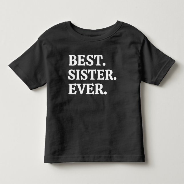 Camiseta Infantil Melhor Irmã de Sempre (Frente)