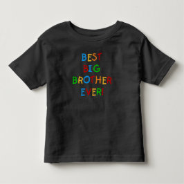 Camiseta Infantil Melhor Irmão Grande Nunca