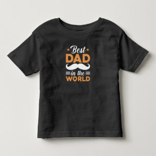 Camiseta Infantil Melhor Pai do Mundo Divertido para Criança