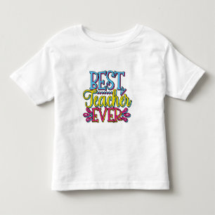 Camiseta Infantil Melhor Professor de Todos os Tempos