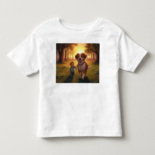 Camiseta Infantil Melhores Amigos (Frente)