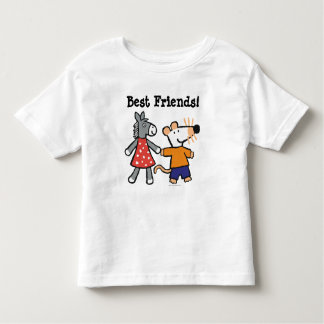 Camiseta Infantil Melhores amigos Maisy e mãos Dotty da posse