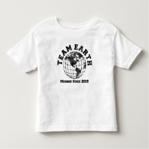 Camiseta Infantil Membro da Equipe Terra desde 2019 Kids Tee