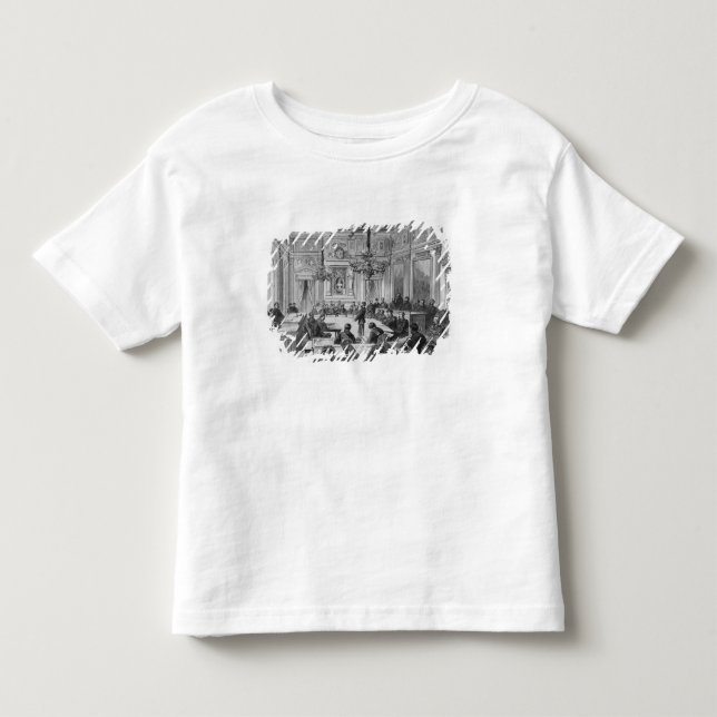 Camiseta Infantil Membros da comuna na sessão (Frente)