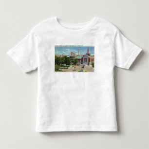 Camiseta Infantil Memorial de Bushnell, estátua de Lafayette