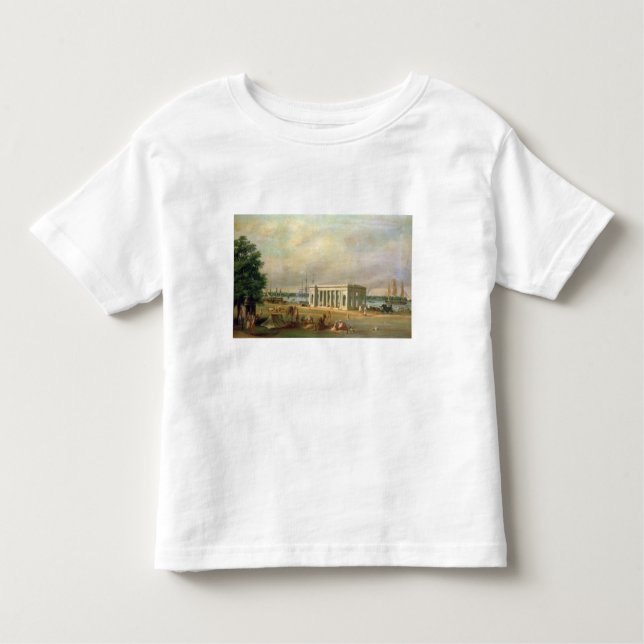 Camiseta Infantil Memorial de James Prinsep, no rio de Hooghli, Ca (Frente)