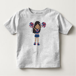 Camiseta Infantil Menina Afro-Americana, Líderes de Torcida, Lideran
