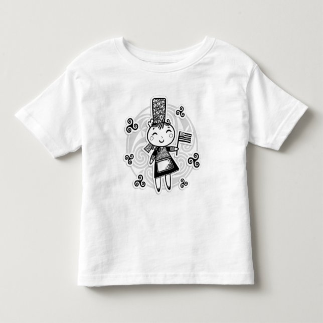 Camiseta Infantil Menina Breton (Frente)