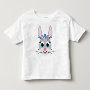 Camiseta Infantil Menina Cara de Coelho-32885