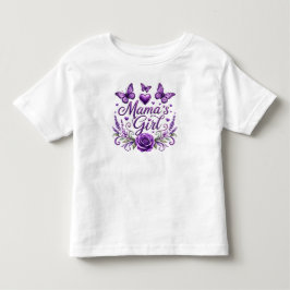Camiseta Infantil Menina da Mamãe Borboleta Desenho Floral Aquarela