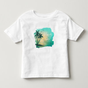 Camiseta Infantil Menina das Flores do Paraíso Teal ID581