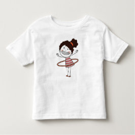 Camiseta Infantil Menina de Pau Cute Sorriso Grande Bonito