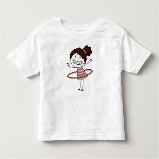 Camiseta Infantil Menina de Pau Cute Sorriso Grande Bonito