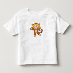 Camiseta Infantil Menina disfarçada de macaco