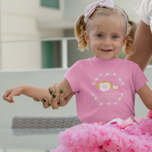 Camiseta Infantil Menina do Chá para Dois no 2º Aniversário