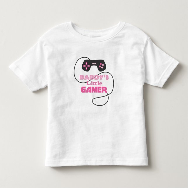 Camiseta Infantil Menina do jogo de vídeo (Frente)
