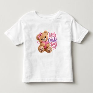 Camiseta Infantil Menina do Ursinho de Pelúcia (Menina)