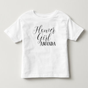 Camiseta Infantil Menina Negra Menina Negra, Criança de Casamento Pe