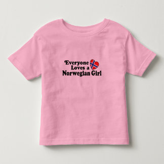 Camiseta Infantil Menina Norueguesa