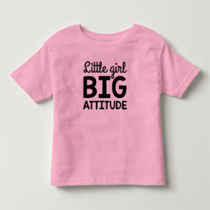 Camiseta Infantil Menina Pequena Grande Atitude