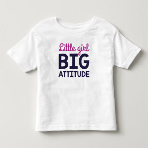Camiseta Infantil Menina Pequena Grande Atitude
