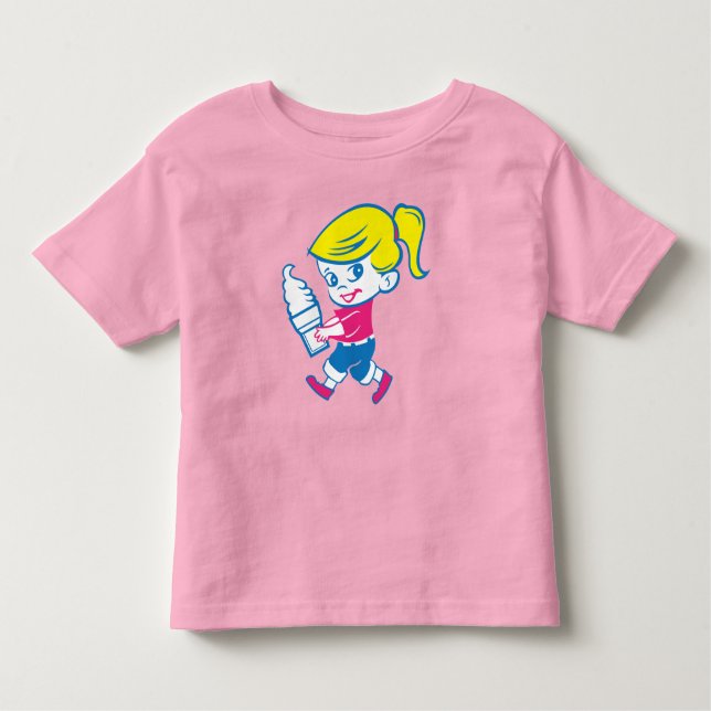 Camiseta Infantil Menina Sorvete  (Frente)