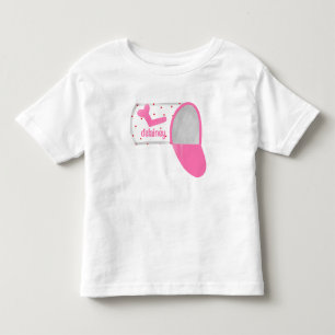 Camiseta Infantil Meninas de Bolinhas de Caixa de Correio