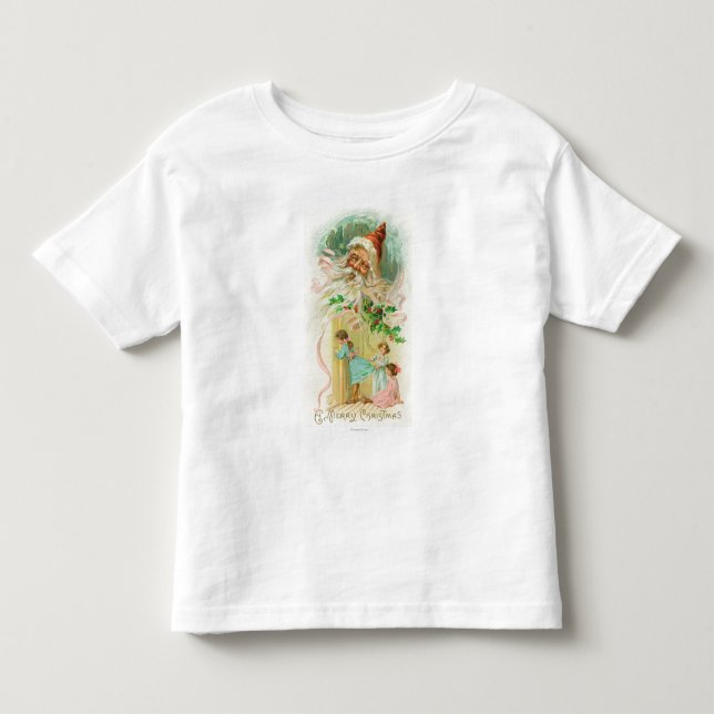 Camiseta Infantil Meninas Espiando pela Porta do Quarto (Frente)