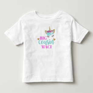 Camiseta Infantil Meninas Personalizadas de Aquarela Unicórnio Gran