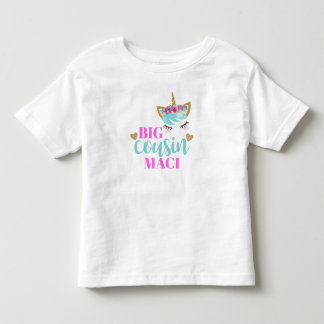 Camiseta Infantil Meninas Personalizadas de Aquarela Unicórnio Grand