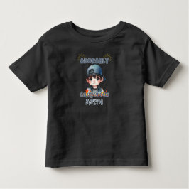 Camiseta Infantil Menino de Anime Bonito Adoravelmente Perigoso