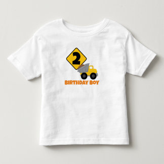 Camiseta Infantil Menino de Aniversário de Construção
