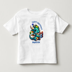 Camiseta Infantil Menino de Aniversário Personalizado com Tema de Dr