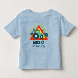 Camiseta Infantil Meninos com escavador de escavador, engraçados, co