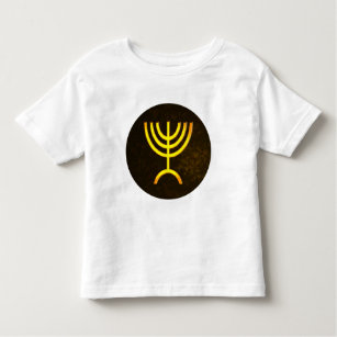Camiseta Infantil Menorah Flame